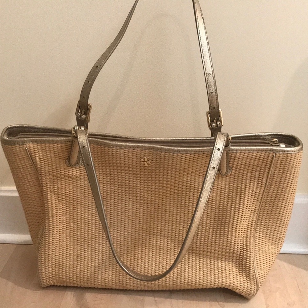 Tory Burch Straw Tote